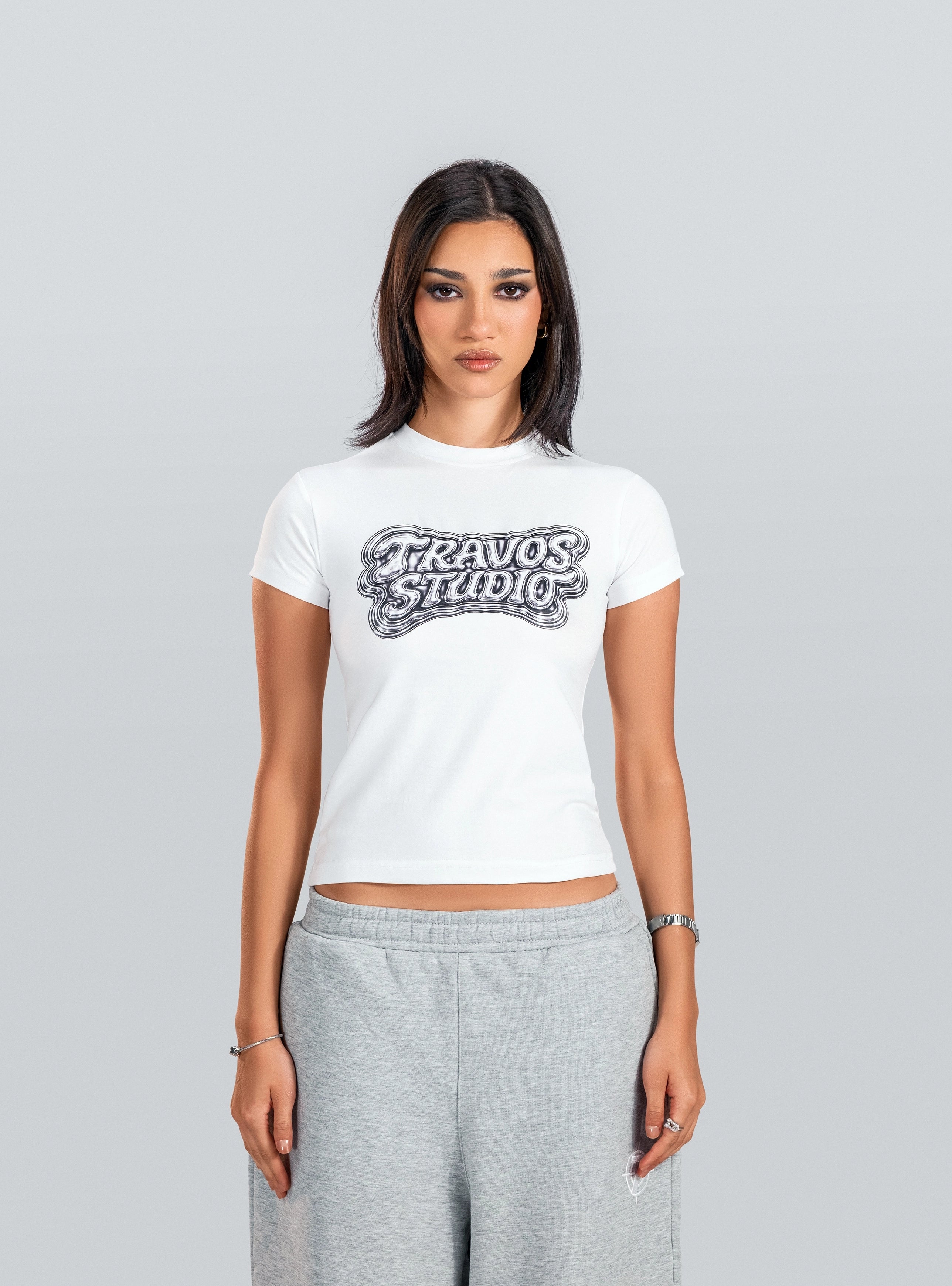 Travos Studio Logo Baby Tee