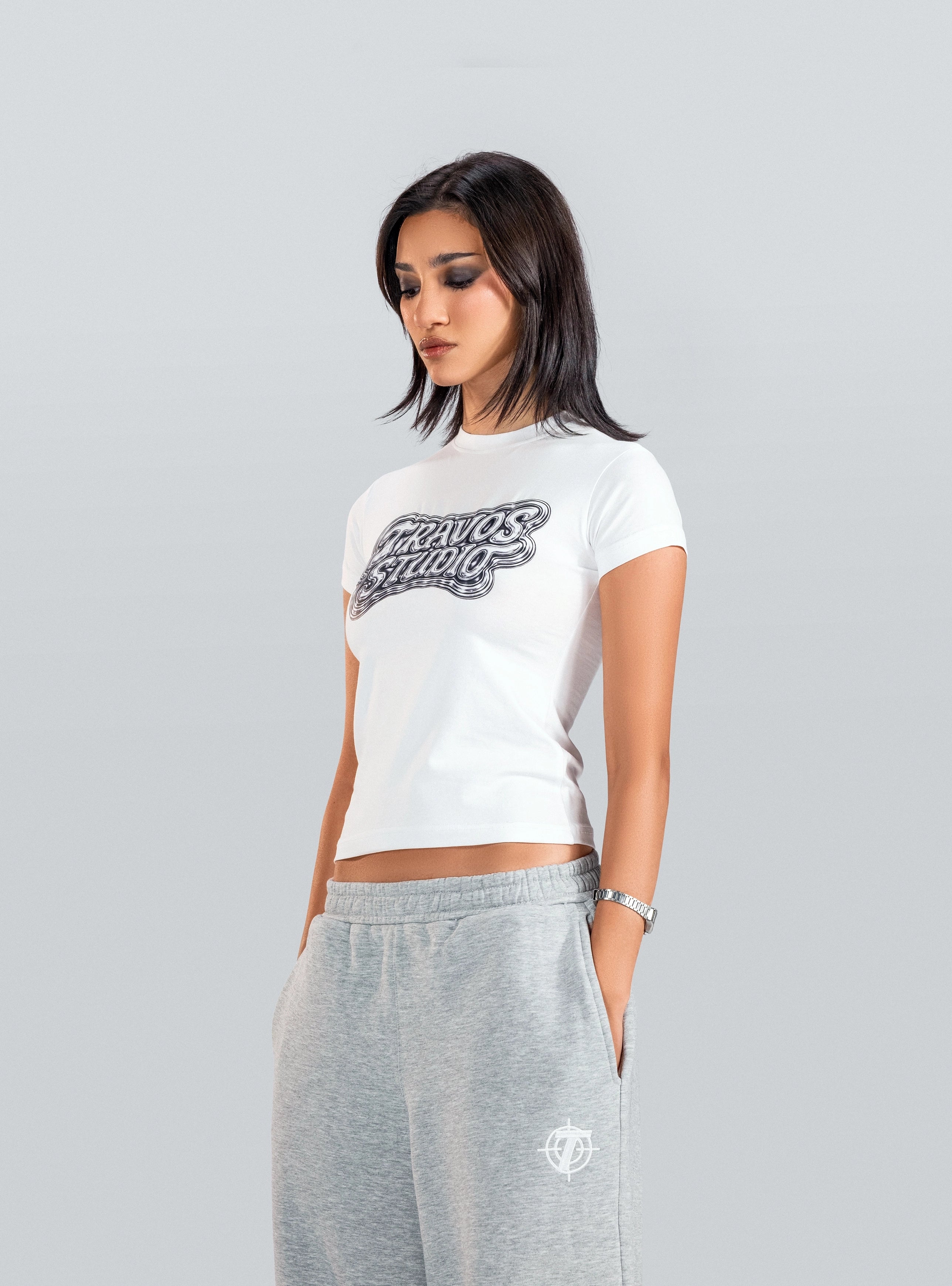 Travos Studio Logo Baby Tee