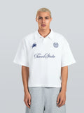 White Studio Embroidery Polo