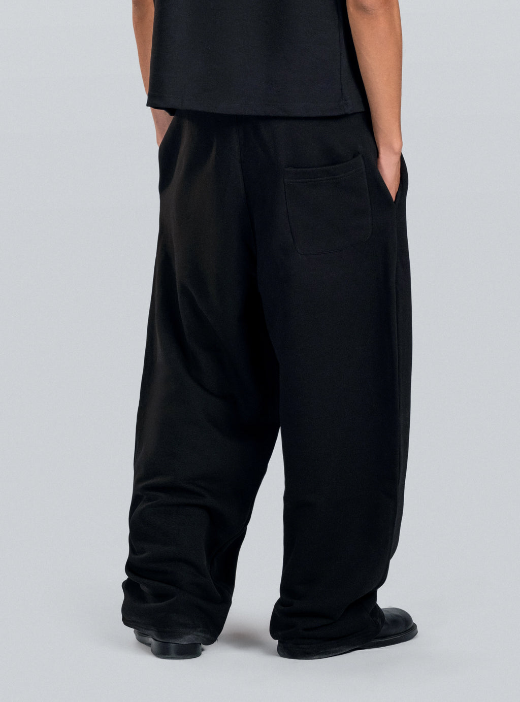 Black Core Wide Sweatpants