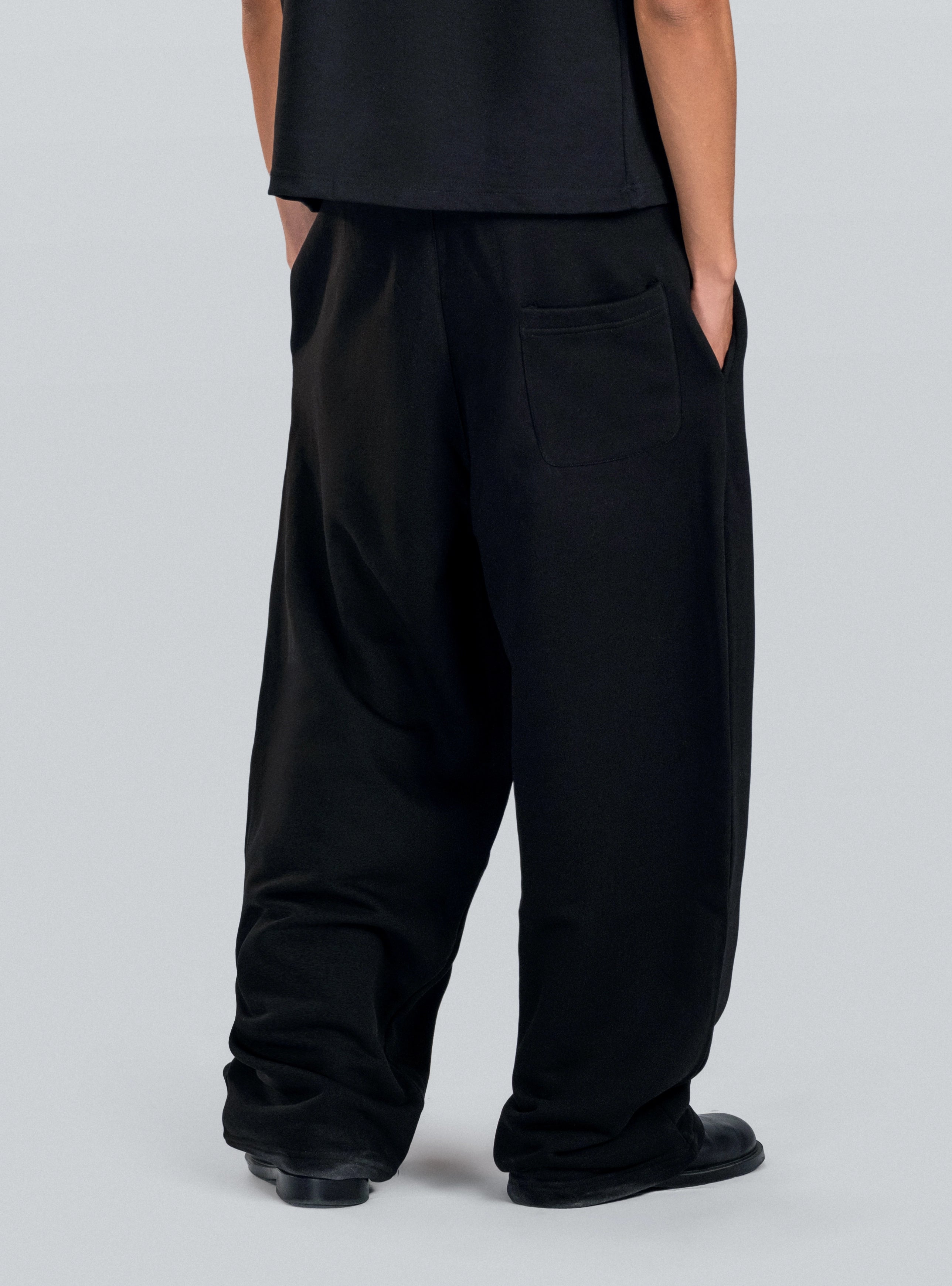 Black Core Wide Sweatpants