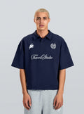 Navy Studio Embroidery Polo