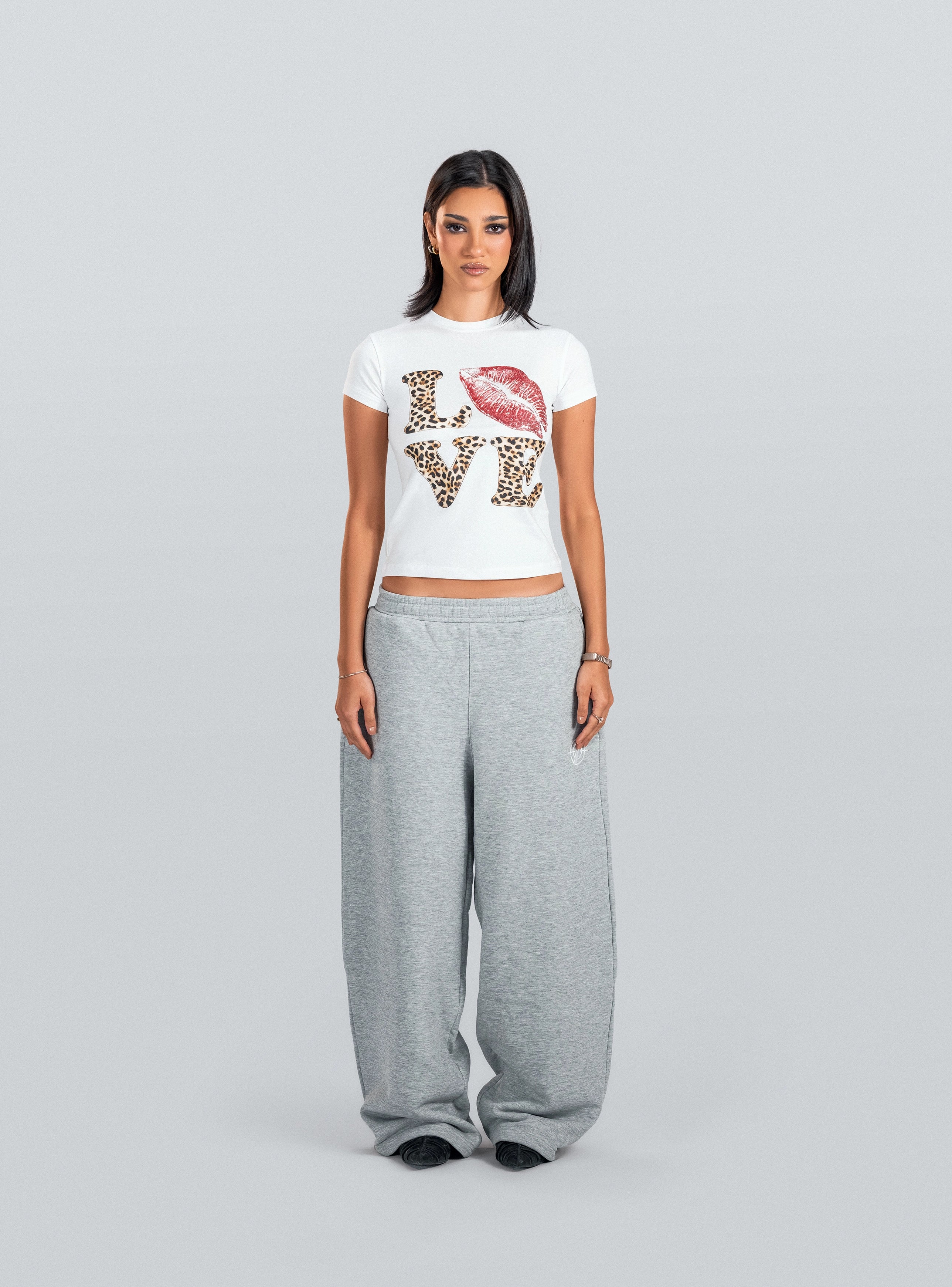 Love White Baby Tee