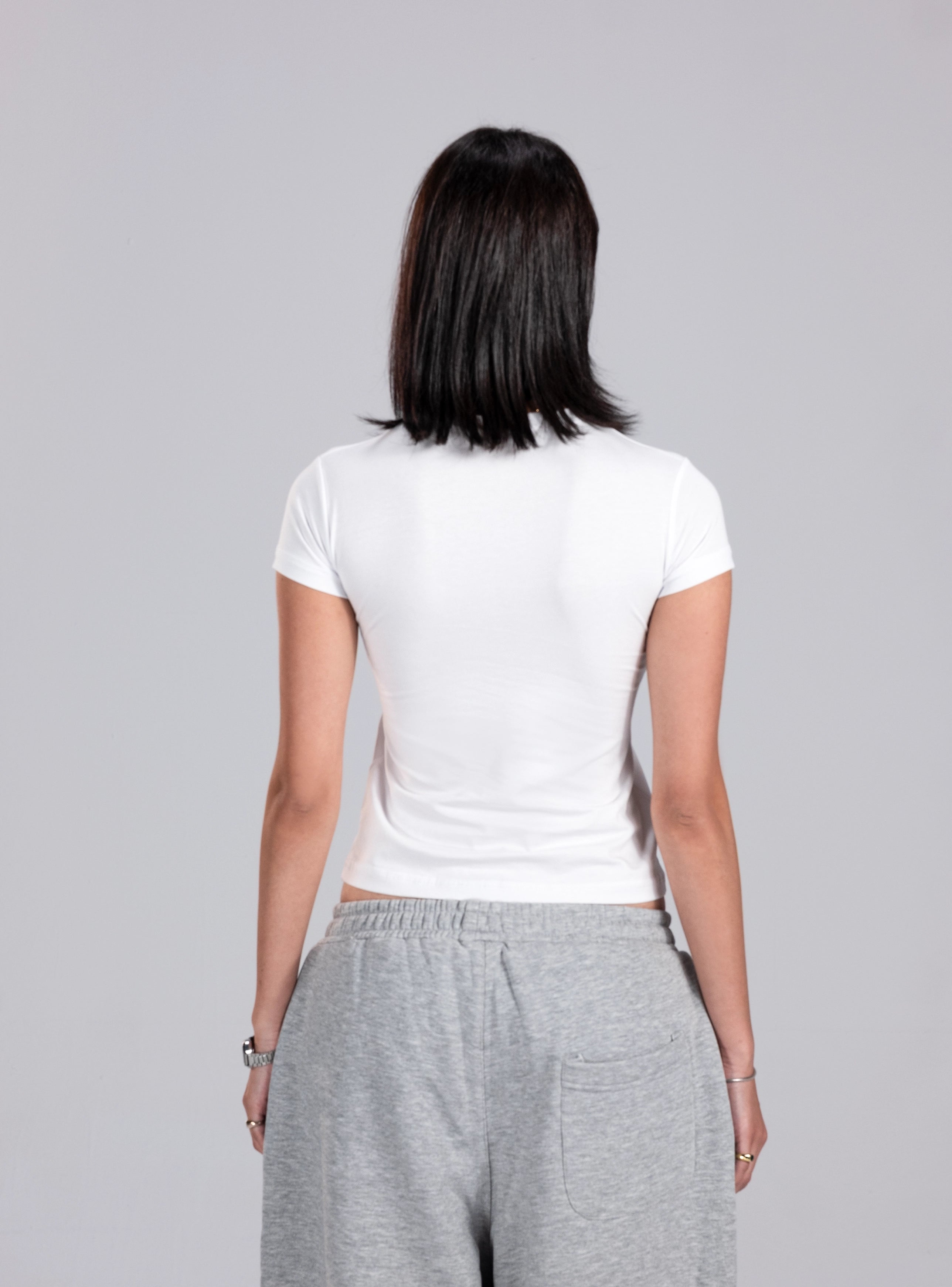 Love White Baby Tee