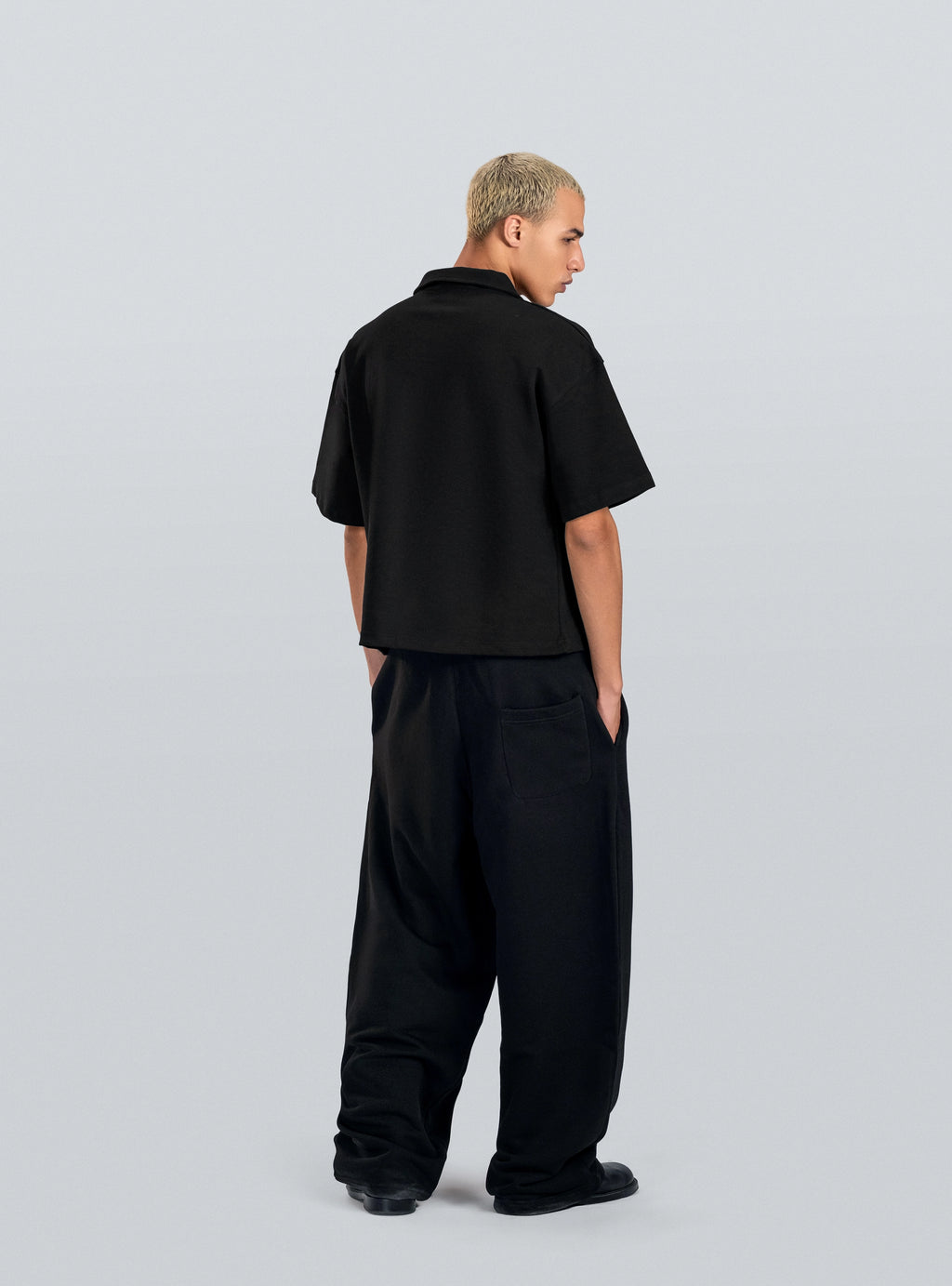 Black Studio Embroidery Polo