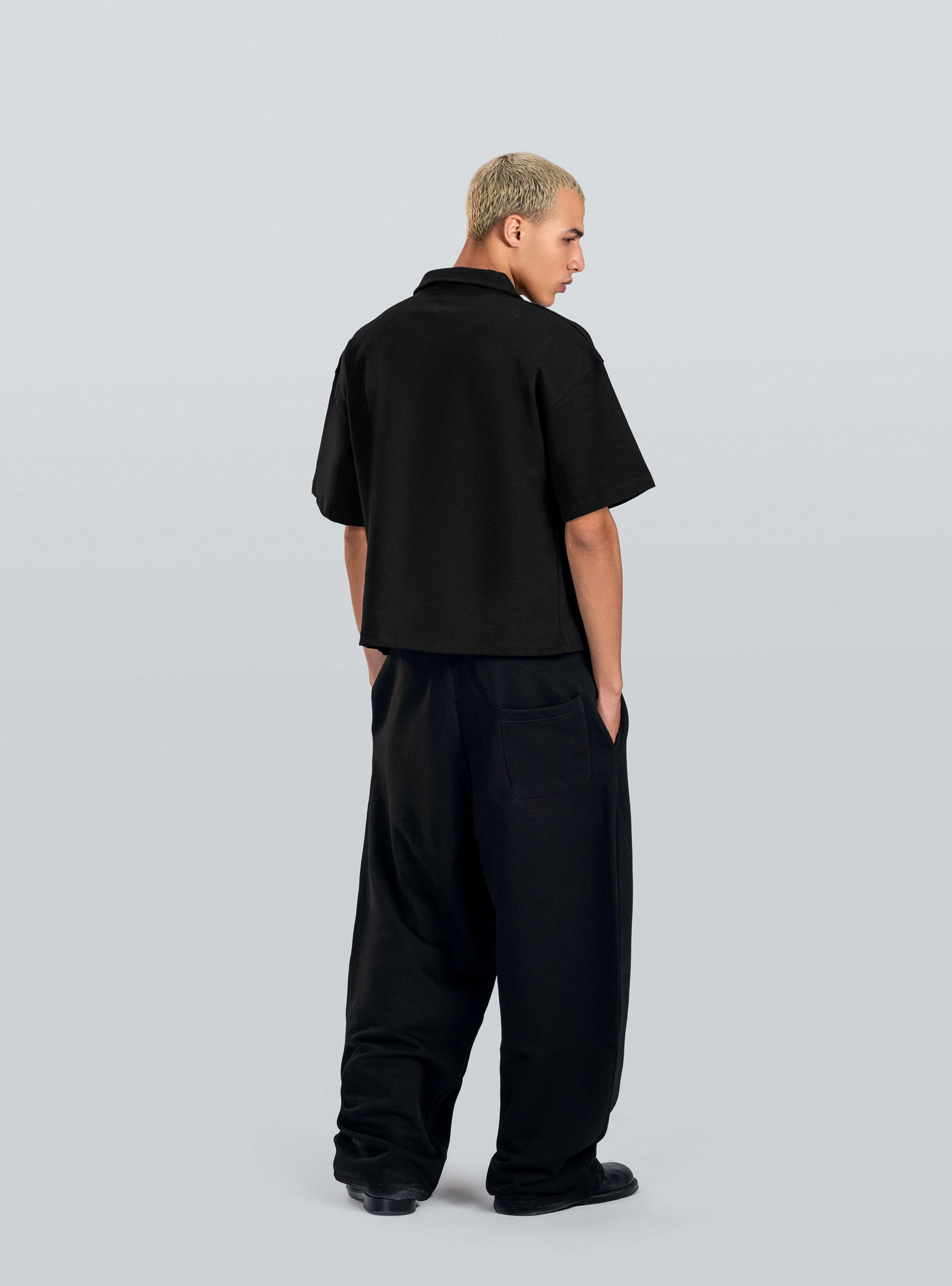 Black Studio Embroidery Polo