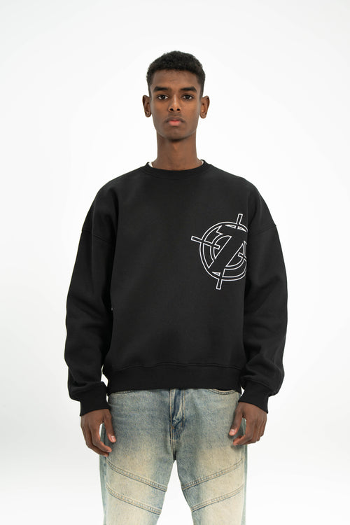 BLACK CREWNECK