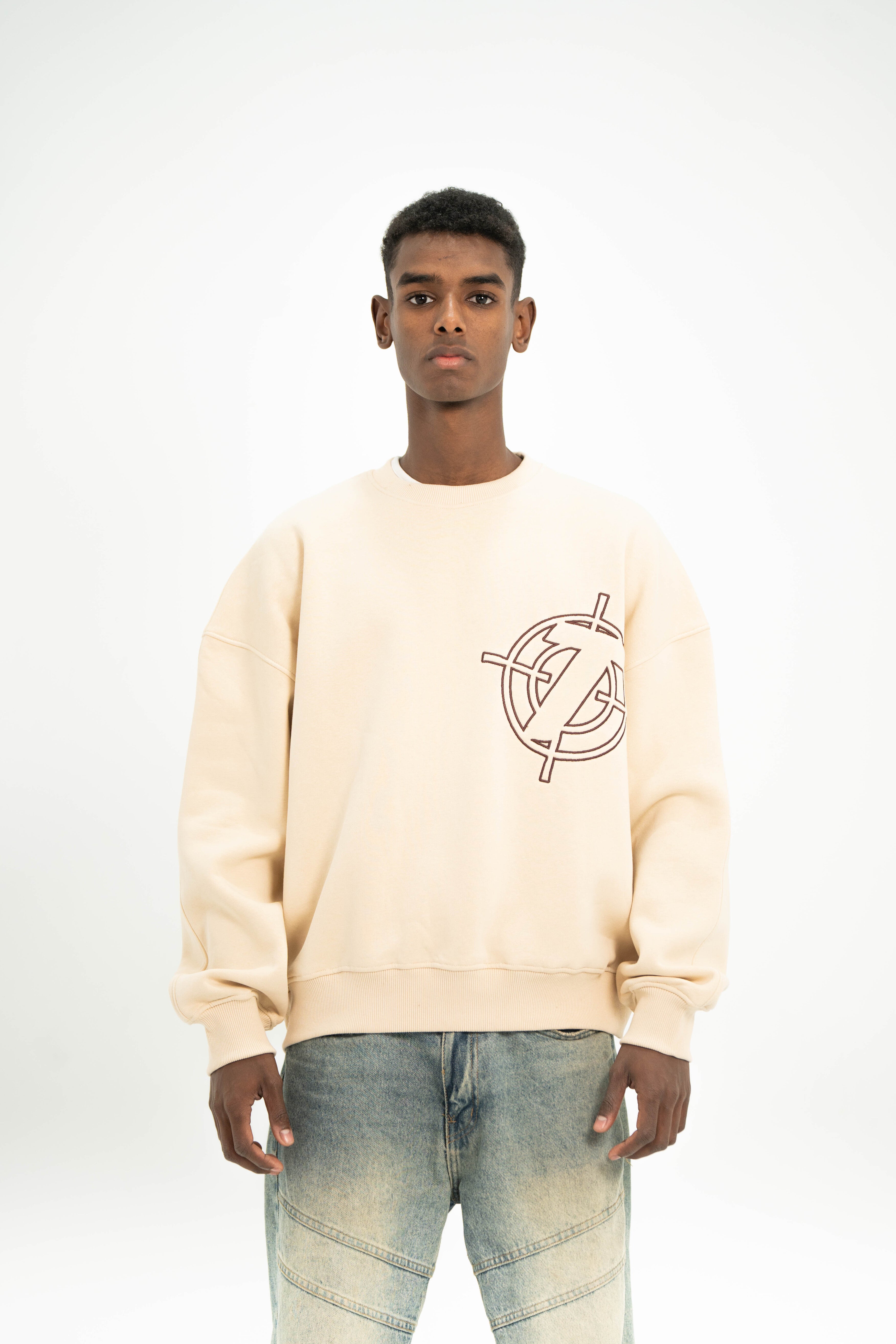 BEIGE CREWNECK