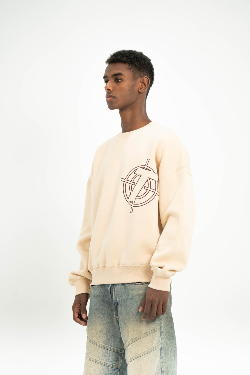 BEIGE CREWNECK