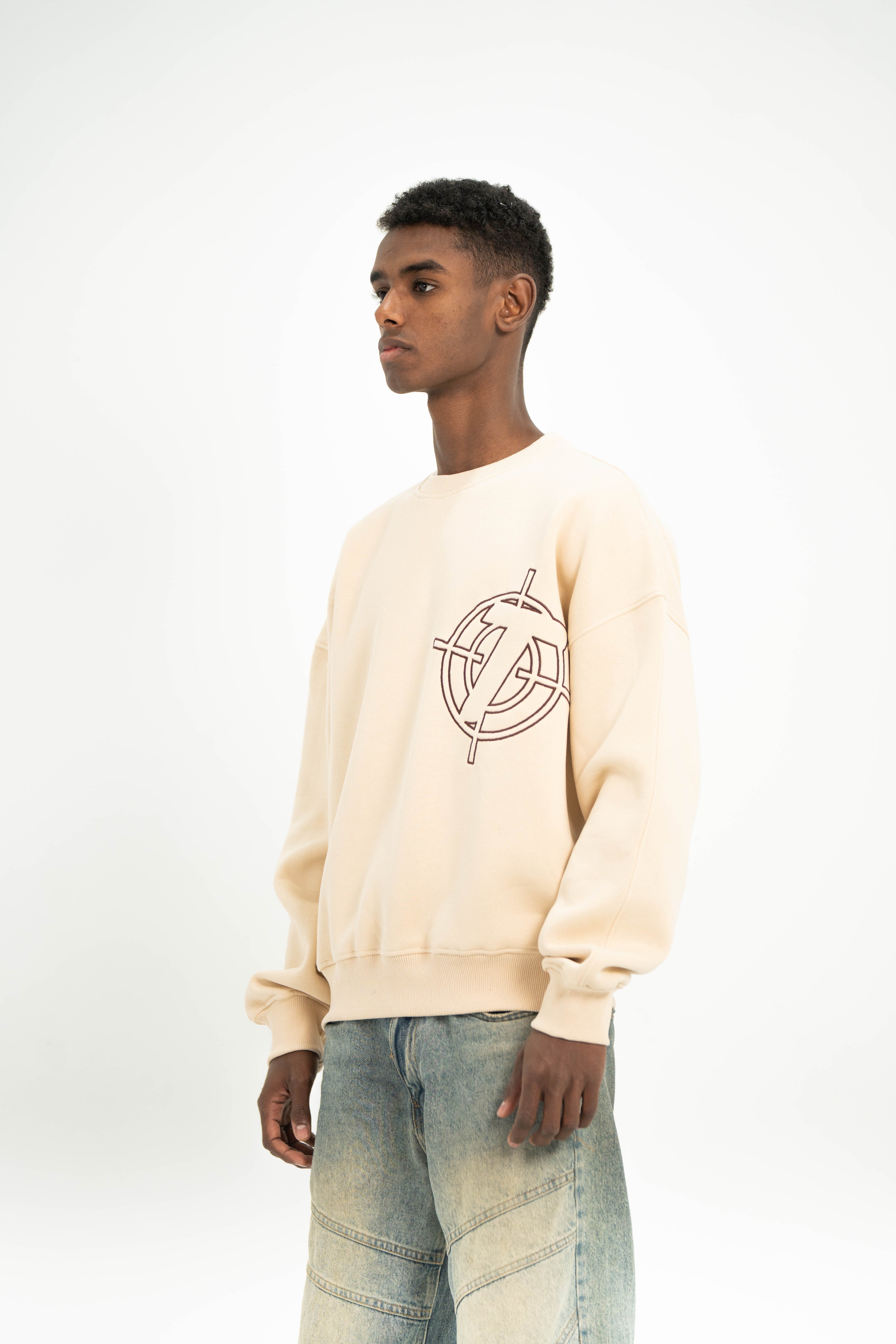 BEIGE CREWNECK