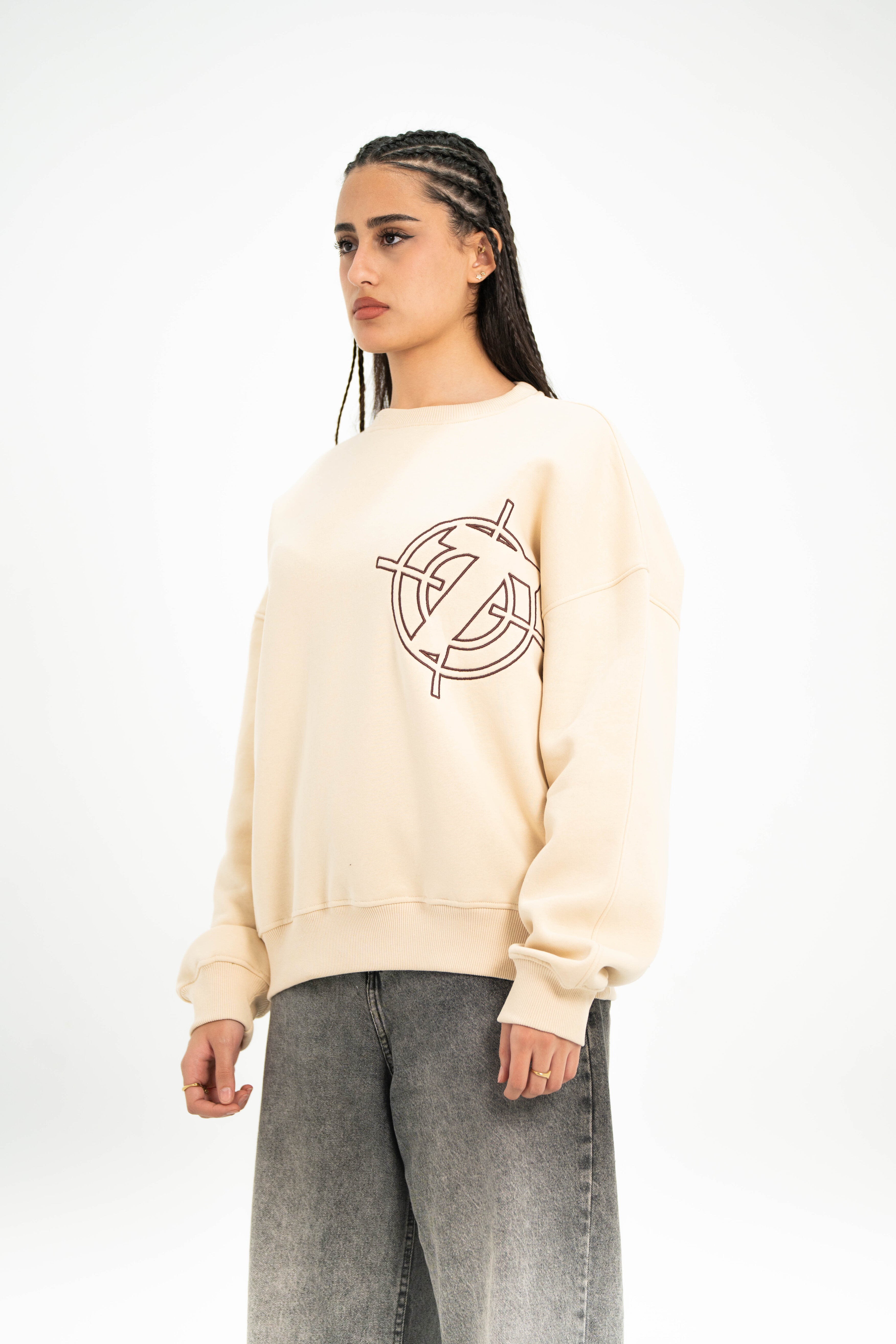 BEIGE CREWNECK