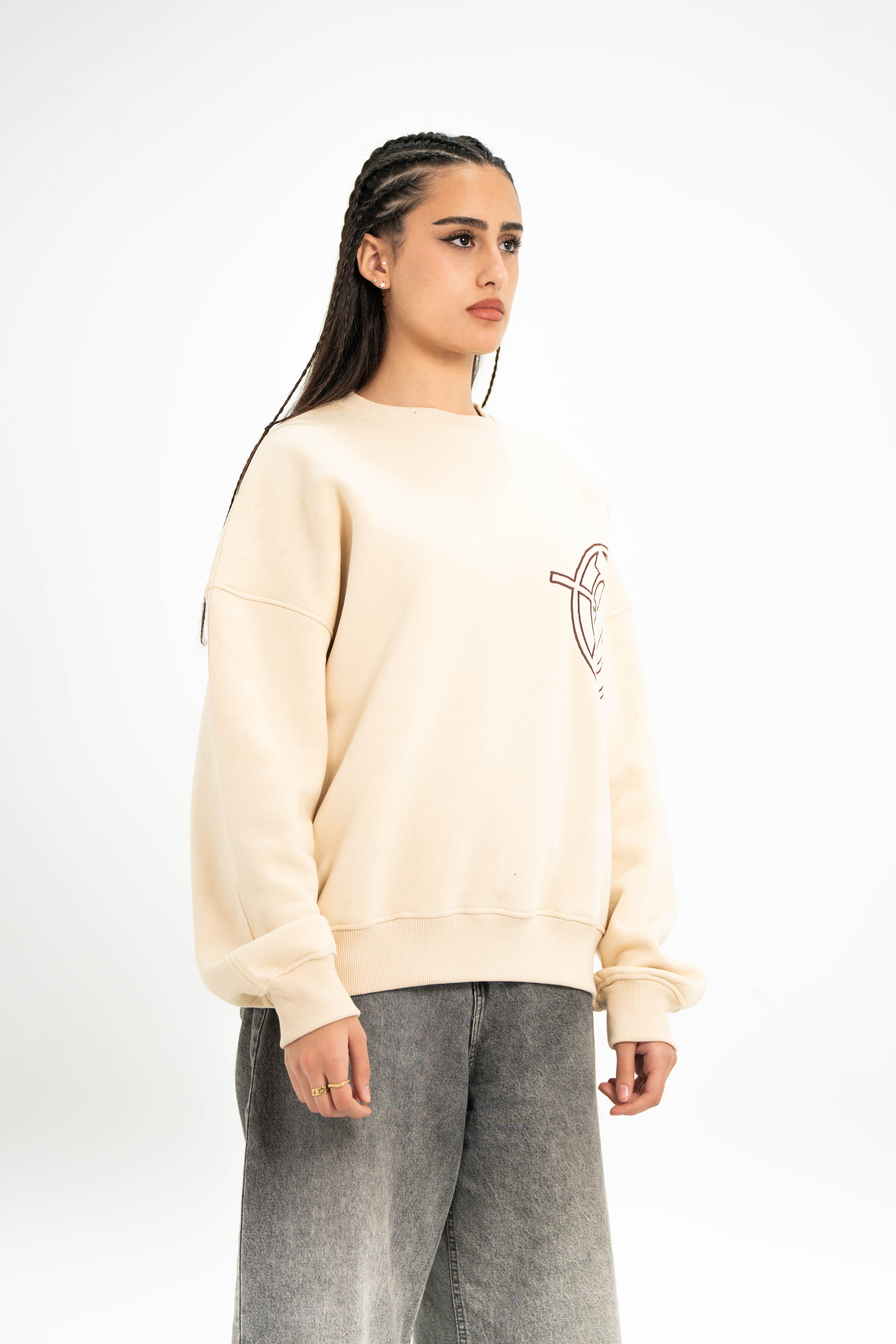 BEIGE CREWNECK